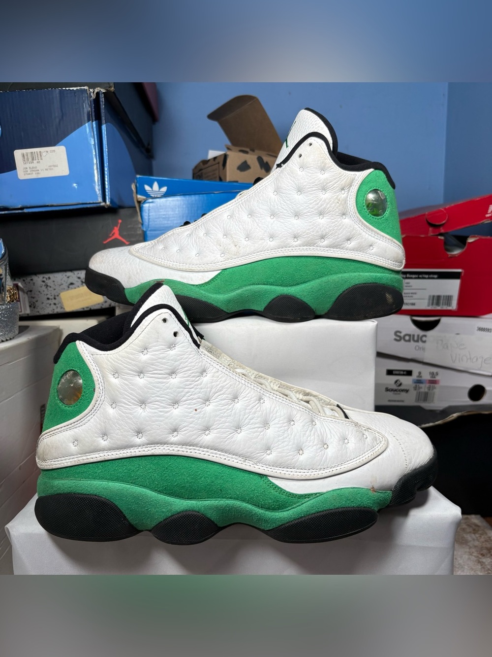 Size 10.5 - Jordan 13 Retro Lucky Green 2020 - DB6537-113